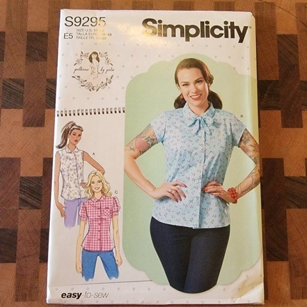 Simplicity 9295 - Patterns by Gertie - Uncut - Sizes 14-22
